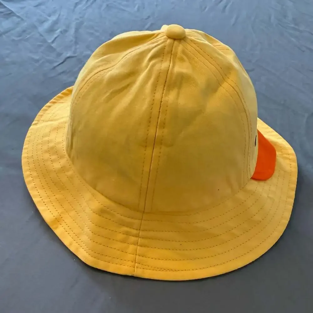 Duck Bucket Hat Yellow Novelty Fisherman Hat Adult Kids Costume Cute
